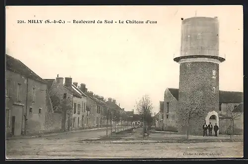 AK Milly, Boulevard du Sud, Le Chateau d`eau