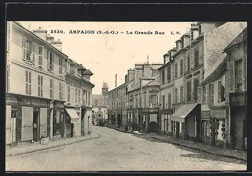 AK Arpajon, La Grande Rue