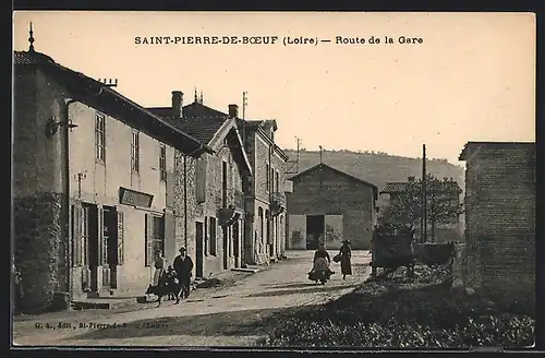 AK Saint-Pierre-de-Boeuf, Route de la Gare