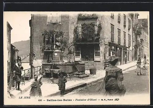 AK Salins-les-Bains, Fontaine d'Olivet