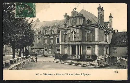 AK Vierzon, Hotel de Ville et Caisse d`Epargne