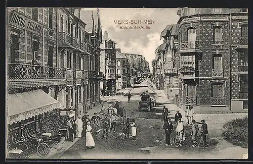 AK Mers-sur-Mer, Bahnhofs-Allee