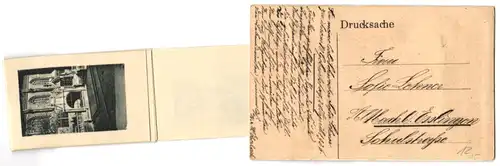 Leporello-AK Heilbronn a. N., Synagoge, Kätchenhaus, Kilianskirche