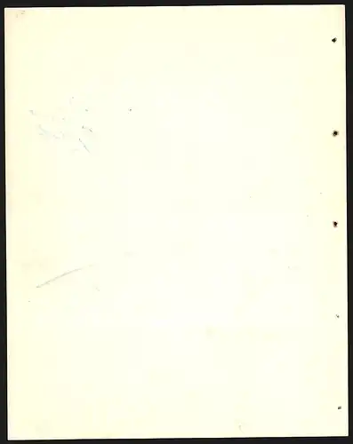 Rechnung Karlsruhe 1913, Firma J. Ettlinger & Wormser