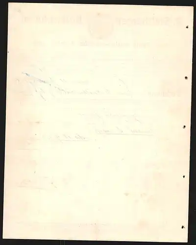 Rechnung Karlsruhe 1913, R. Stellberger, Fabrik chemisch-technischer Produkte, Firmenlogo
