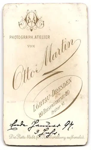 Fotografie Otto Martin, Dresden-Löbtau, Reisewitzerstr. 20, Kleiner Junge in modischer Kleidung