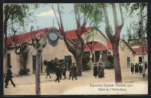 AK Marseille, Ausstellung, Exposition Coloniale 1922, Palais de l`Horticulture
