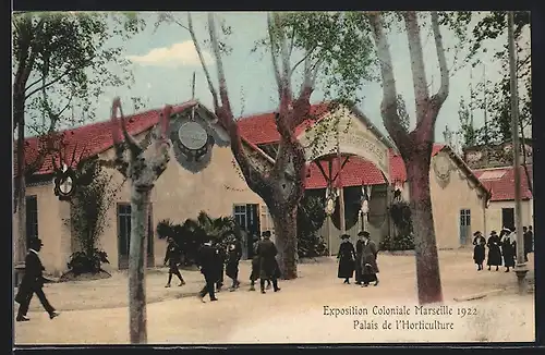 AK Marseille, Ausstellung, Exposition Coloniale 1922, Palais de l`Horticulture