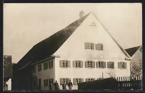 Foto-AK Hiltenfingen, Haus Ritzel