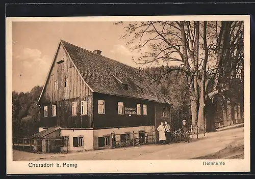 AK Chursdorf / Penig, Gasthaus Höllmühle