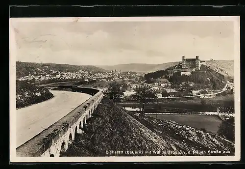 AK Eichstätt, Panorama mit Willibaldsburg