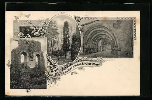 AK Nossen, Klosterruine Zella, Kapelle der Hl. Drei Könige