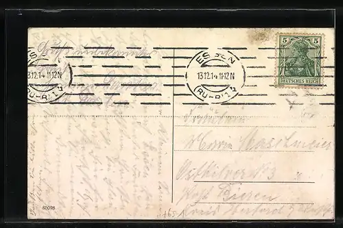 AK Essen, Partie am Hauptbahnhof