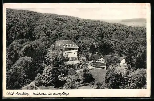 AK Steinbergen im Wesergebirge, Hotel und Restaurant Schloss Arensburg