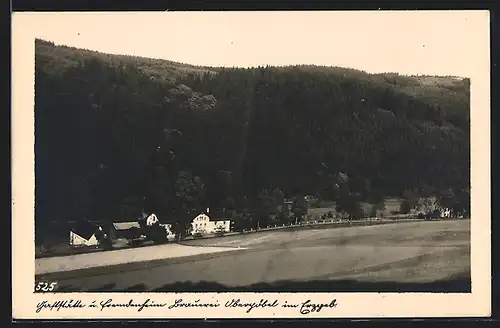 AK Oberpöbel im Erzgebirge, Gaststätte und Fremdenheim Brauerei