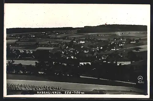 AK Nassau /Erzg., Ortsansicht aus der Vogelschau