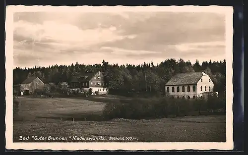 AK Niederzwönitz / Erzgeb., Kurhotel Bad Guter Brunnen