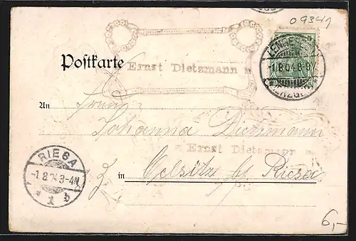 AK Genève, Promenade du Lac et Mont-Blanc