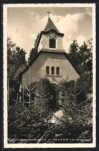 AK Oberbärenburg /Osterzgebirge, Evangelische Waldkapelle