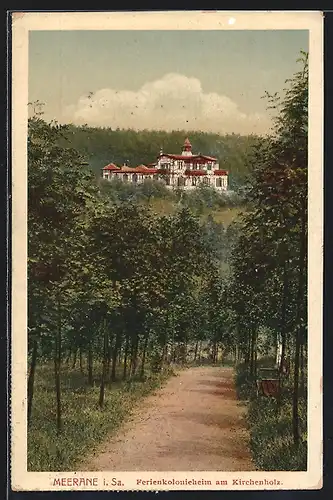 AK Meerane, Fereienkolonieheim am Kirchenholz, Inh. Anton Riedel