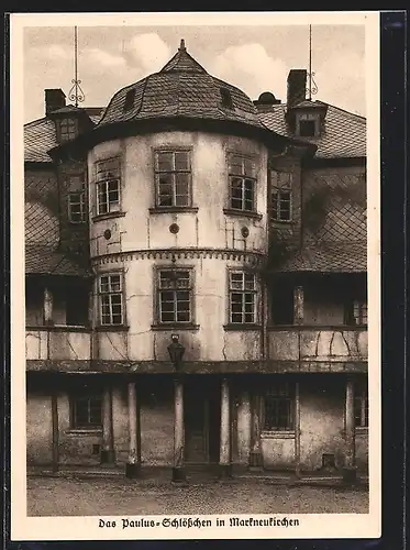 AK Markneukirchen, Teilansicht vom Paulus-Schlösschen