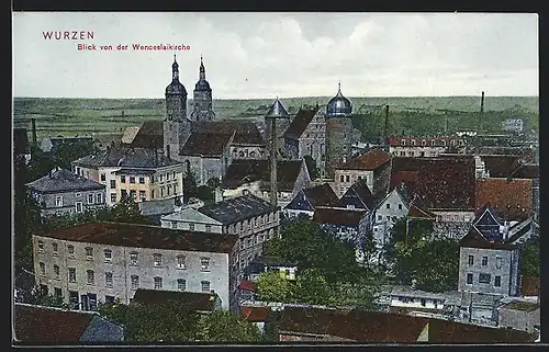 AK Wurzen, Blick von der Wenceslaikirche