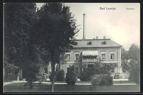 AK Bad Lausigk, Partie am Kurhaus