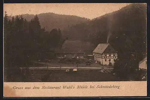 AK Bad Schmiedeberg, Restaurant Wahl's Mühle