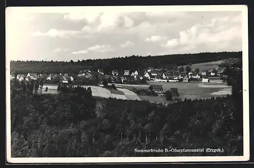 AK Bernsbach-Oberpfannenstiel /Erzgeb., Teilansicht