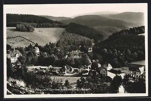 AK Blauenthal, Ort mit Auersberg