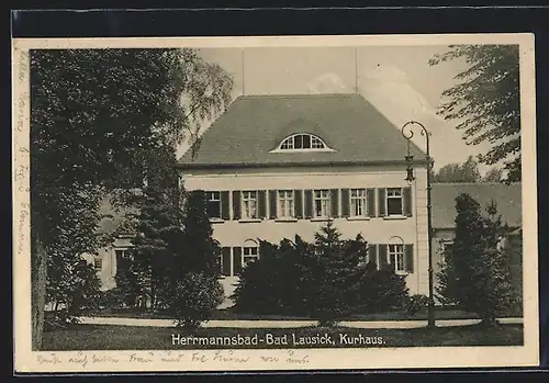 AK Bad Lausick, Kurhaus Herrmannsbad