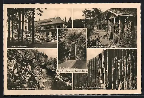 AK Scheibenberg, Unterkunftshaus, Am Tonhüttenplatz, Am Ottomar-Zahm-Steig