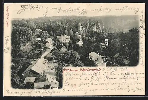 AK Rosenthal / Bielatal, Schweizermühle