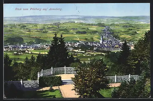 AK Annaberg (Erzgeb.), Blick vom Pöhlberg