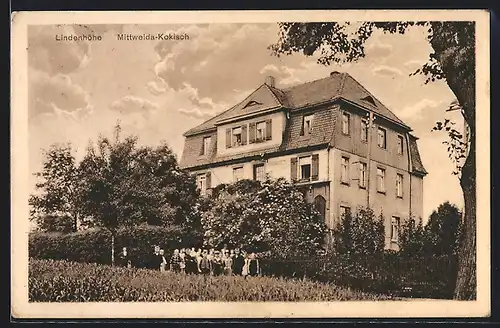 AK Mittweida-Kokisch, Kinderheim Villa Lindenhöhe, Gebäudeansicht