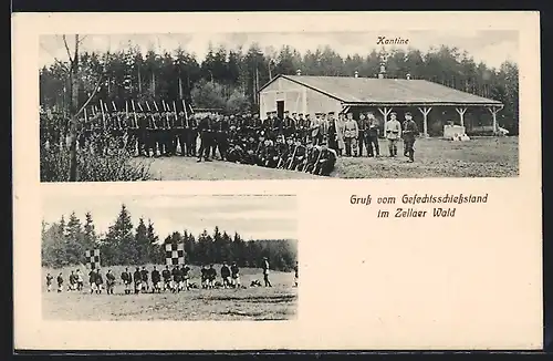 AK Nossen, Gefechtsschiessstand im Zellaer Wald, Kantine