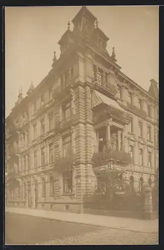 Foto-AK Heidelberg / Neckar, Bürgerliches Wohnhaus