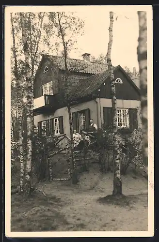 Foto-AK Hamburg-Rissen, Haus Stückemann im Jahr 1933