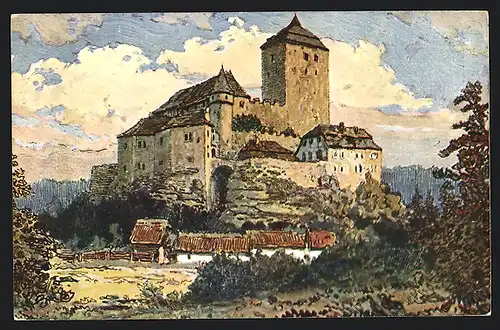 AK Kost, Blick auf die Burg