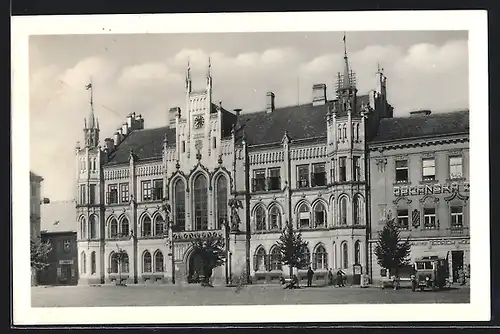 AK Neu Bidschow, Das Rathaus