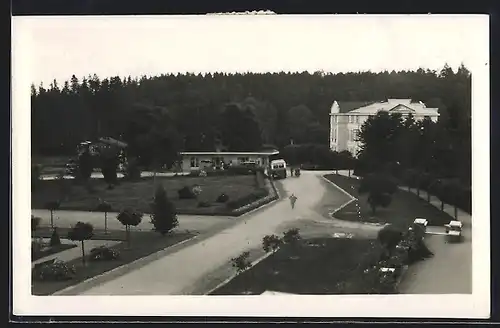 AK Lázne Velichovry, Partie z parku