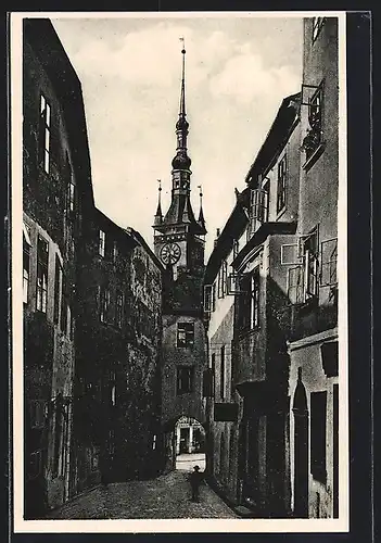 AK Olmütz, In der Strasse Schulgasse