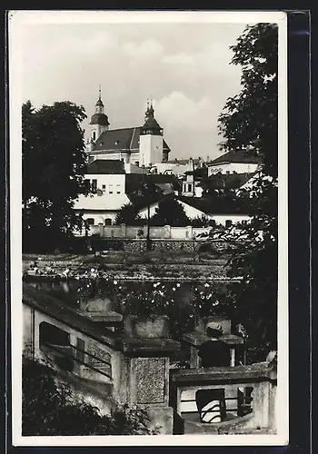 AK Hranice na Morave, Teilansicht mit Schloss