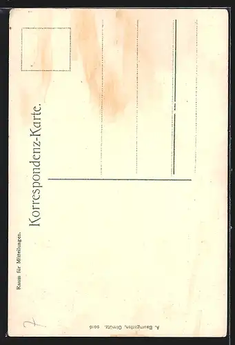 AK Olomouc, Kostel, Mestsky Orloj, Stadtpark mit Teich