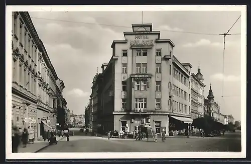 AK Olmütz, Partie am Palace-Hotel