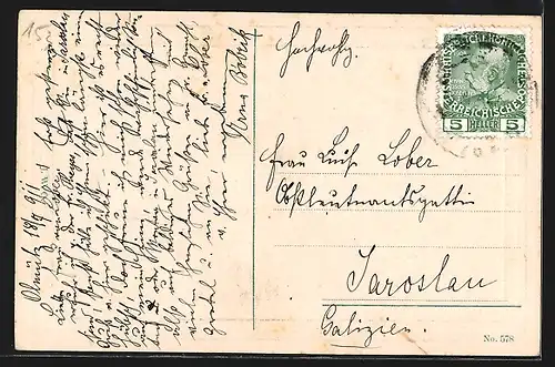 AK Olmütz, Strassenpartie der Teresiengasse