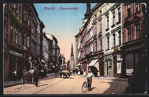 AK Olmütz, In der Elisabethstrasse