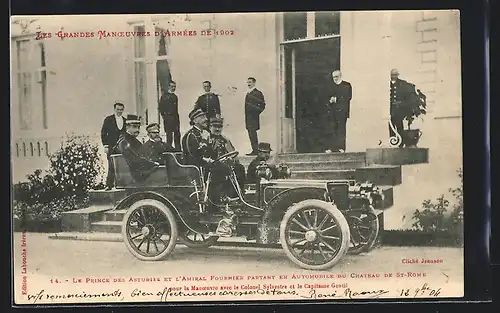 AK Auto Decauville (1901 /02), Le Grandes Manceuvres d`Armées de 1902