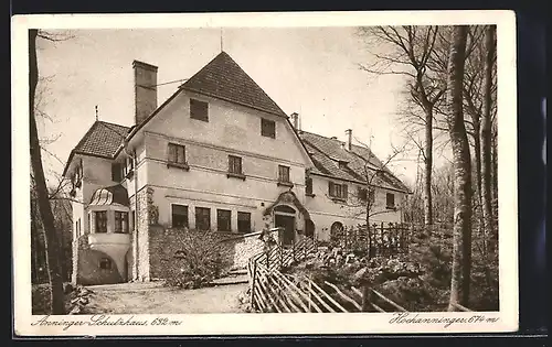 AK Anninger-Schutzhaus, Berghütte am Hochanninger, Pächter Georg Kappner