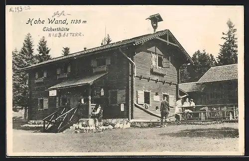 AK Eicherthütte, Berghütte an der Hohen Wand